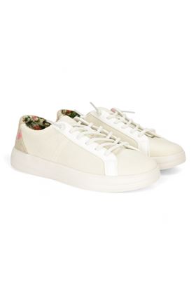 Sneaker donna in tessuto colore bianco HEY DUDE | 40154-1JZ